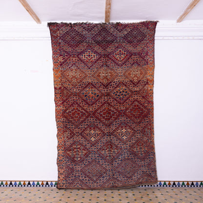 Vintage Beni Mguild Zayane Rug – 100% Wool, Handwoven Berber Rug from Morocco