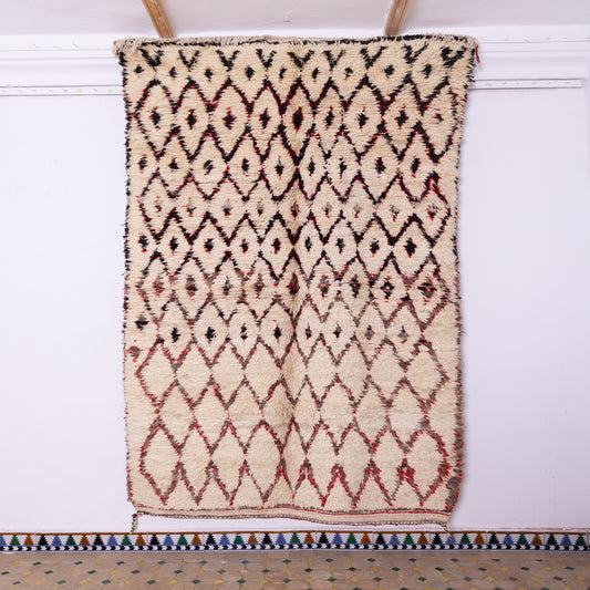 Vintage Moroccan Talsint Rug - Handwoven Wool Berber Carpet