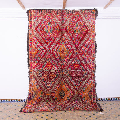 Vintage Beni Mguild Zayane Rug – 100% Wool, Handwoven Berber Rug from Morocco