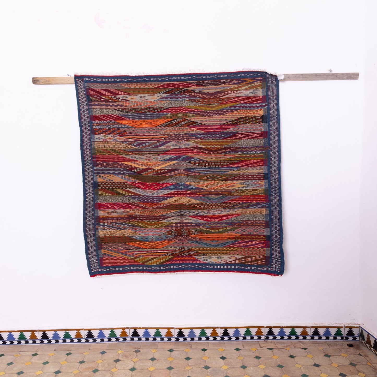 Handmade Moroccan Akhnif Rug – Authentic Berber Wool Carpet ; 5,25 ft / 3,77 ft