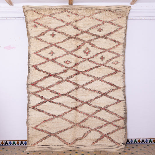 Vintage Moroccan Talsint Rug - Handwoven Berber Wool Carpet