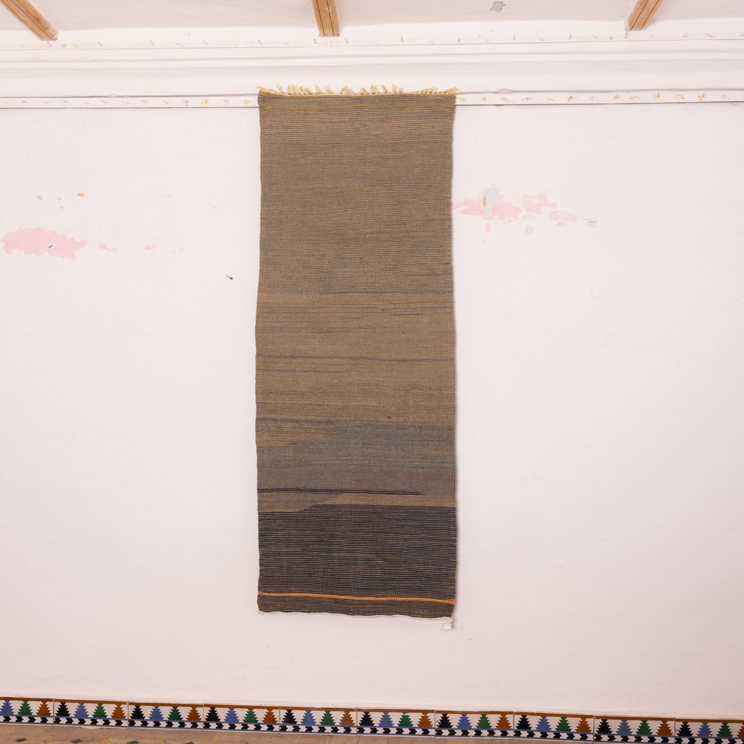 Moroccan Corridor Rug - Handwoven Runner - Modern Berber Style