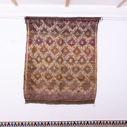 Vintage Beni Mguild Zayane Rug – 100% Wool, Handwoven Berber Rug from Morocco