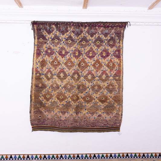 Vintage Beni Mguild Zayane Rug – 100% Wool, Handwoven Berber Rug from Morocco