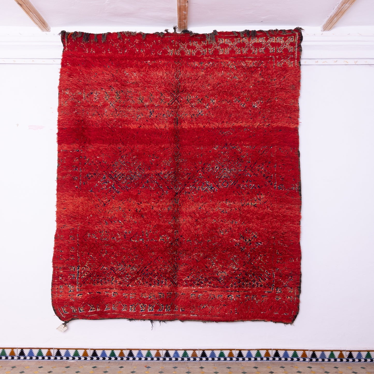 Vintage Beni Mguild Zayane Rug – 100% Wool, Handwoven Berber Rug from Morocco