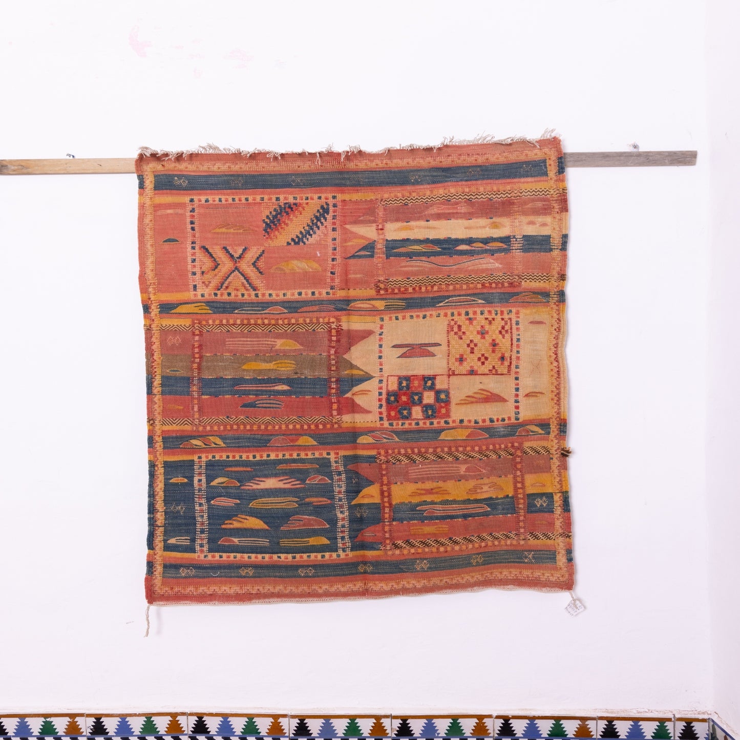 New Moroccan Akhnif Rug – Handmade Berber Wool Carpet ; 5,25 ft / 3,61 ft