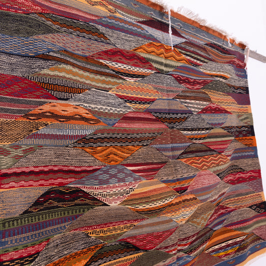 Handwoven Moroccan Akhnif Rug – A Stunning Tapestry of Colors