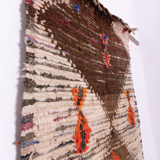 Vintage Moroccan Berber Rug – Handwoven Wool Carpet with Subtle Tribal Patterns