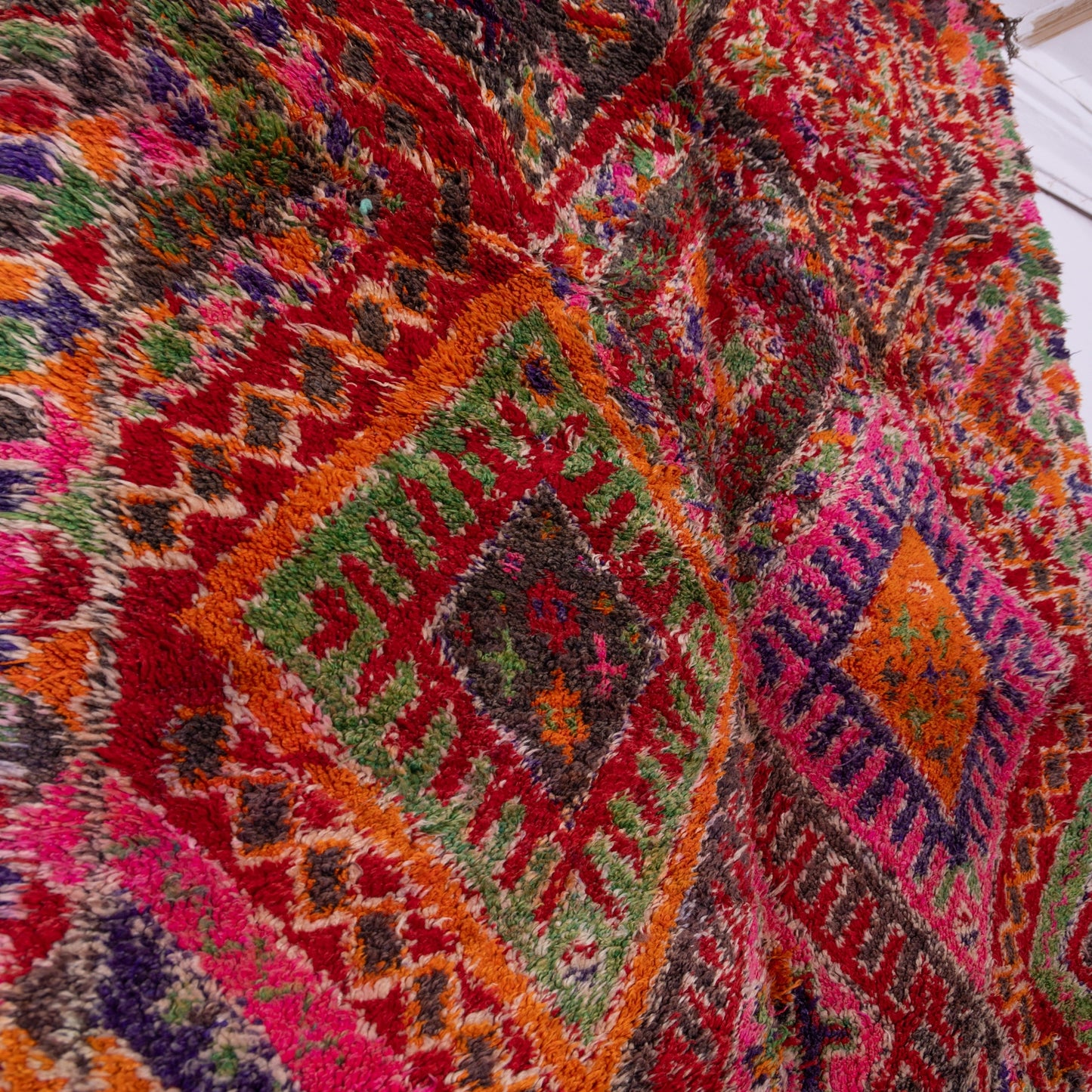 Vintage Beni Mguild Zayane Rug – 100% Wool, Handwoven Berber Rug from Morocco