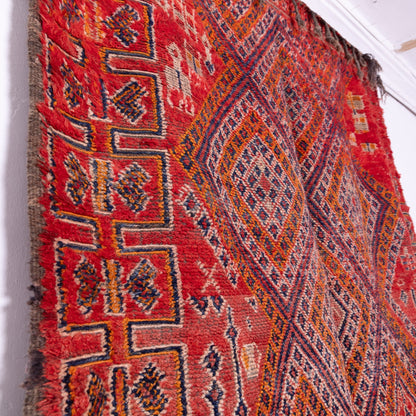Vintage Beni Mguild Zayane Rug – 100% Wool, Handwoven Berber Rug from Morocco