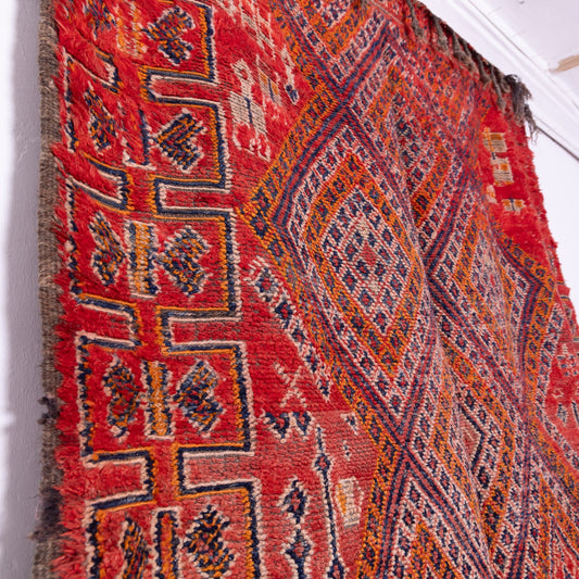 Vintage Beni Mguild Zayane Rug – 100% Wool, Handwoven Berber Rug from Morocco