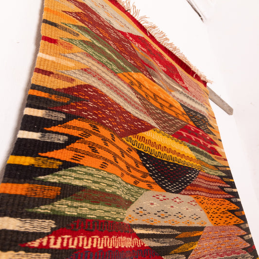 Moroccan Corridor Rug - Handwoven Runner - Modern Berber Style