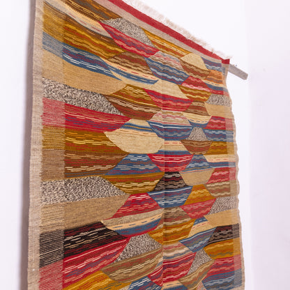 Handmade Moroccan Akhnif Rug – Authentic Berber Wool Carpet ; 5,25 ft / 3,77 ft