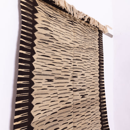 Handmade Moroccan Akhnif Rug – Authentic Berber Wool Carpet ; 5,41 ft / 3,61 ft