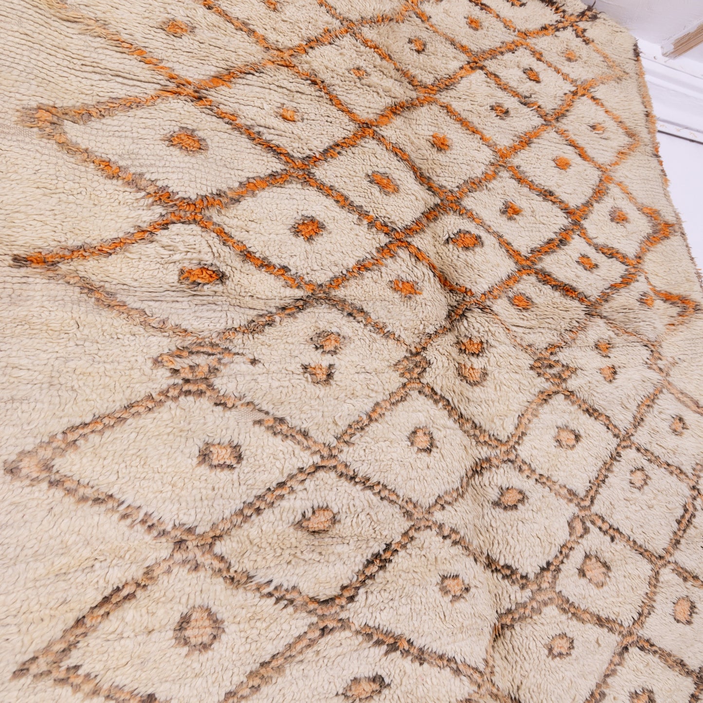 Vintage Moroccan Azilal Rug | Handmade Wool Berber Carpet ; 9,84 ft / 6,07 ft