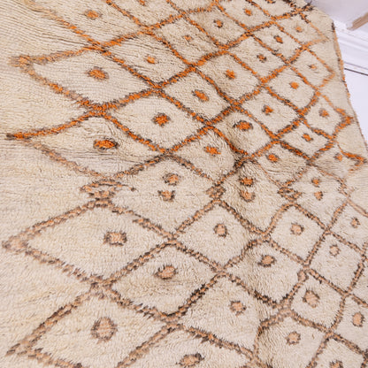 Vintage Moroccan Azilal Rug | Handmade Wool Berber Carpet ; 9,84 ft / 6,07 ft