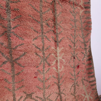 Vintage Moroccan Talsint Rug | Tribal Berber Wool Carpet ;13,78 ft / 5,74 ft 