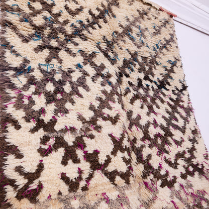 Vintage Moroccan Talsint Rug | Handwoven Wool Berber Carpet ; 8,04 ft / 4,43 ft