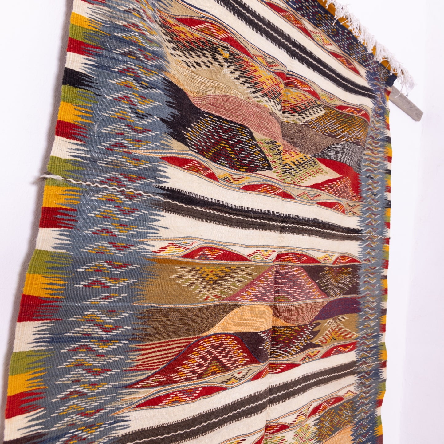 Handmade Moroccan Akhnif Rug – Authentic Berber Wool Carpet ; 7,22 ft / 3,61 ft