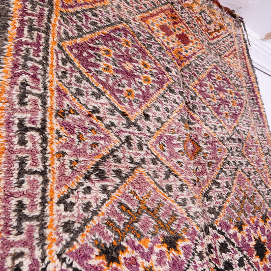 Vintage Beni Mguild Zayane Rug – 100% Wool, Handwoven Berber Rug from Morocco