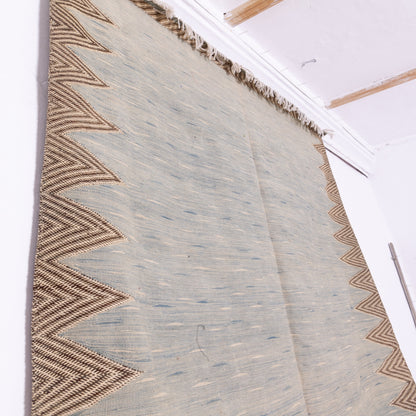 Handwoven Moroccan Akhnif Rug – Artisan Wool & Cotton Carpet ; 10,01 ft / 6,07 ft