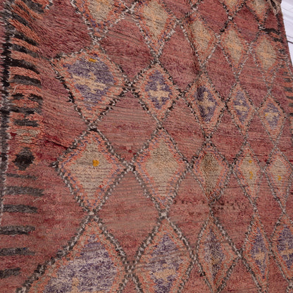 Vintage Moroccan Talsint Rug | Handwoven Berber Wool Carpet ; 12,63 ft / 6,40 ft 