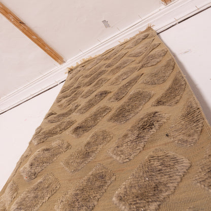 Moroccan Corridor Rug - Handwoven Runner - Neutral Toned Minimalist Design
