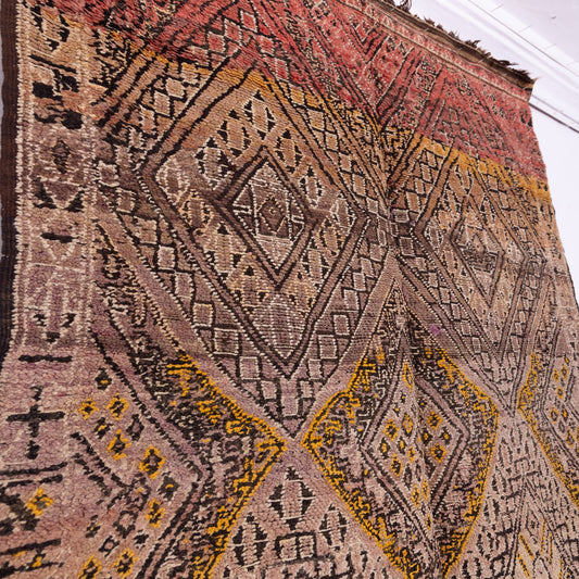 Vintage Beni Mguild Zayane Rug – 100% Wool, Handwoven Berber Rug from Morocco