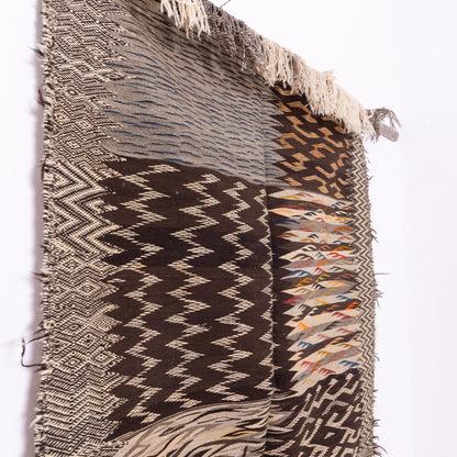 Handwoven Moroccan Akhnif Rug – Authentic Berber Wool Carpet ; 5,09 ft / 3,77 ft