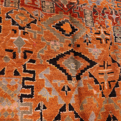 Vintage Moroccan Talsint Rug | Handwoven Berber Wool Carpet ; 12,63 ft / 5,58 ft