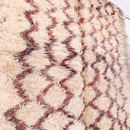 Vintage Moroccan Talsint Rug | Handwoven High-Pile Wool Carpet ; 9,19 ft /  5,91 ft