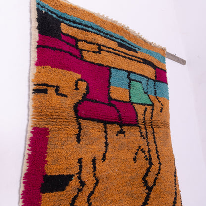 Authentic Handwoven Boujad Moroccan Rug – A Fusion of Art and Tradition