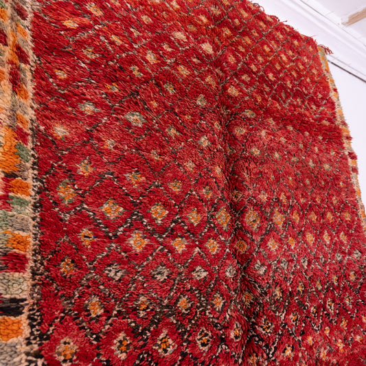 Vintage Beni Mguild Zayane Rug – Handwoven Moroccan Wool Carpet