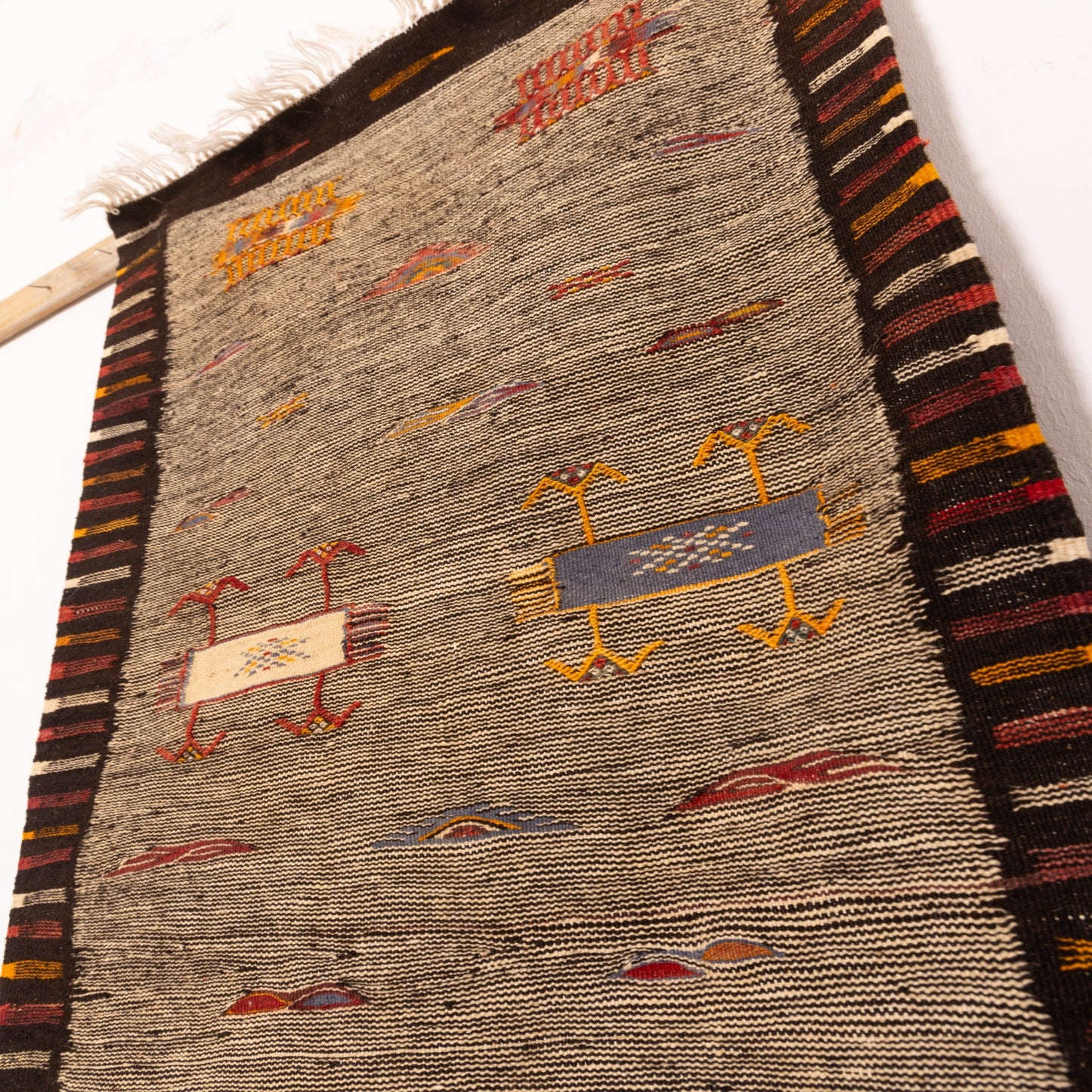 Moroccan Corridor Rug - Handwoven Runner - Desert Symbolism Design