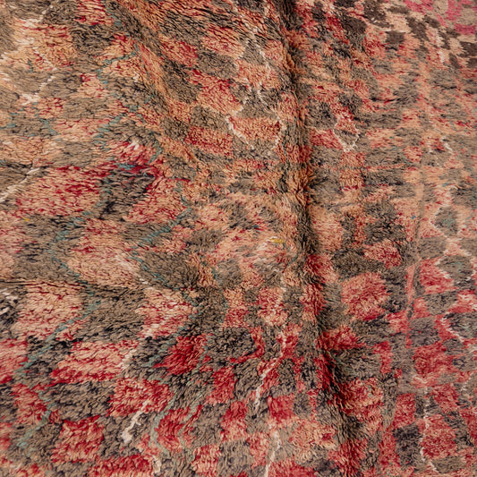 Vintage Moroccan Talsint Rug - Handwoven Berber Wool Carpet