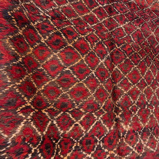 Vintage Moroccan Talsint Rug - Handwoven Wool Berber Carpet