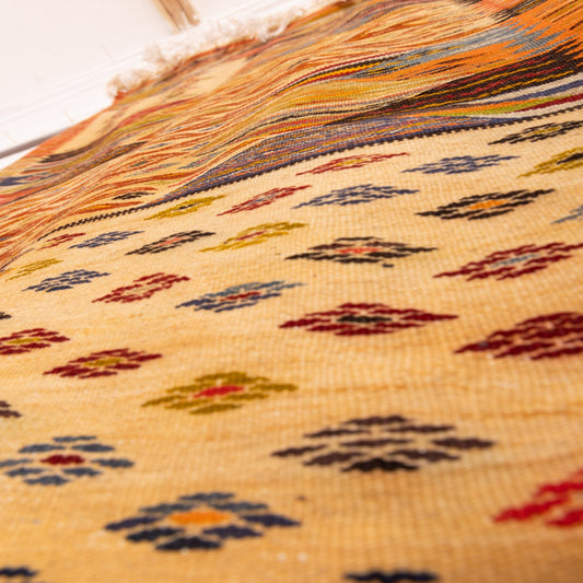 Moroccan Corridor Rug - Multicolor Handwoven Runner - Berber Tribal Patchwork