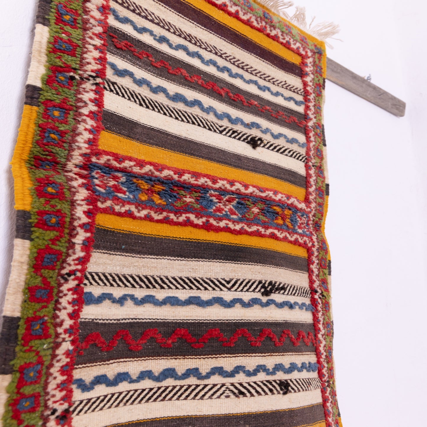 Authentic Moroccan Akhnif Rug – Amazigh Berber Handwoven Flatweave ; 3,28 ft / 1,97 ft