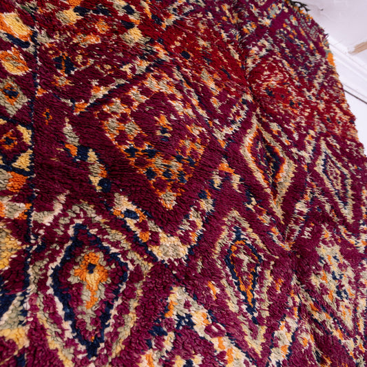 Vintage Beni Mguild Zayane Rug – 100% Wool, Handwoven Berber Rug from Morocco