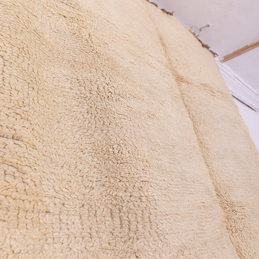 Vintage Moroccan Beni Ourain Wool Rug – Minimalist Berber Carpet