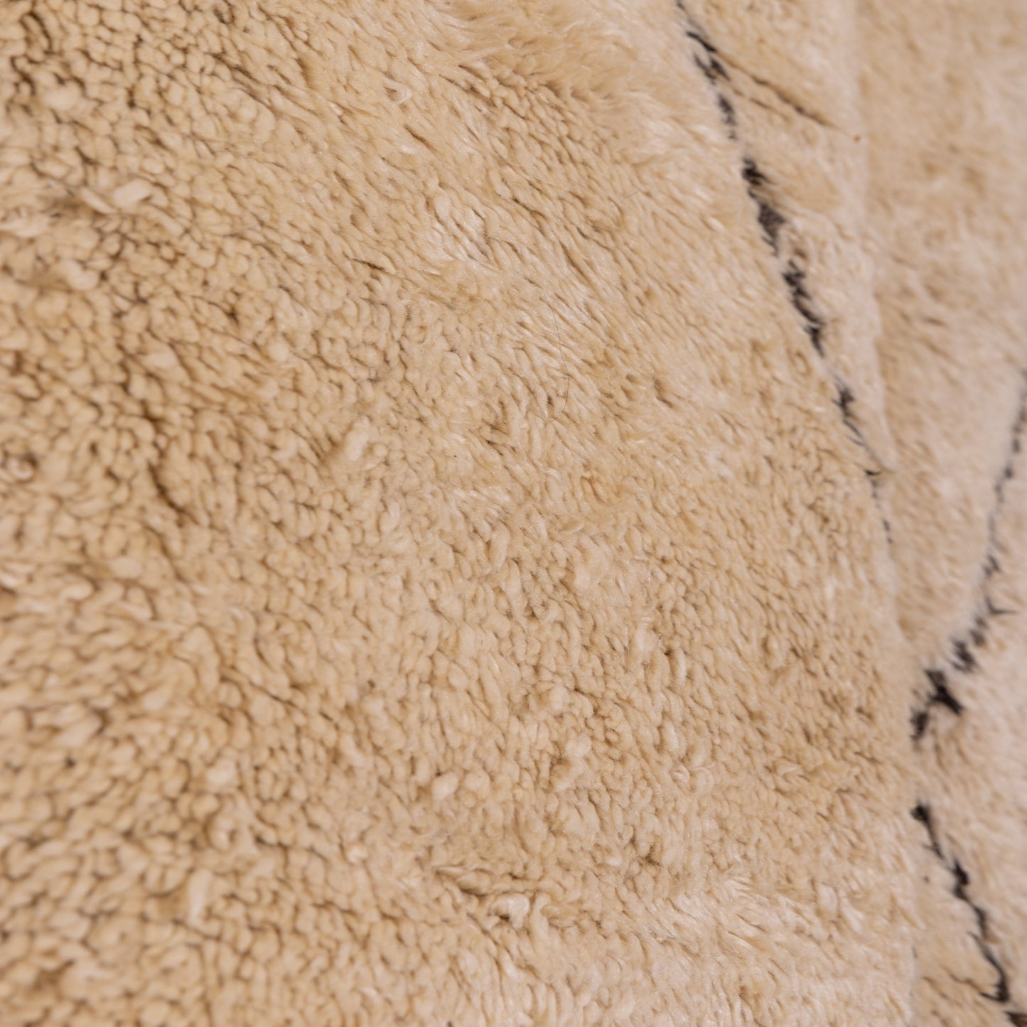 Handmade Beni Ourain Rug – Authentic Moroccan Wool Carpet – Geometric Berber Rug – Minimalist Boho Area Rug – Soft & Plush Wool Rug ; 13,45 ft / 6,73 ft