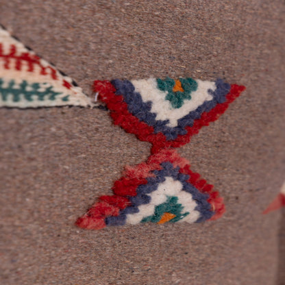 Handwoven Moroccan Akhnif Rug – Unique Berber Wool & Cotton Carpet