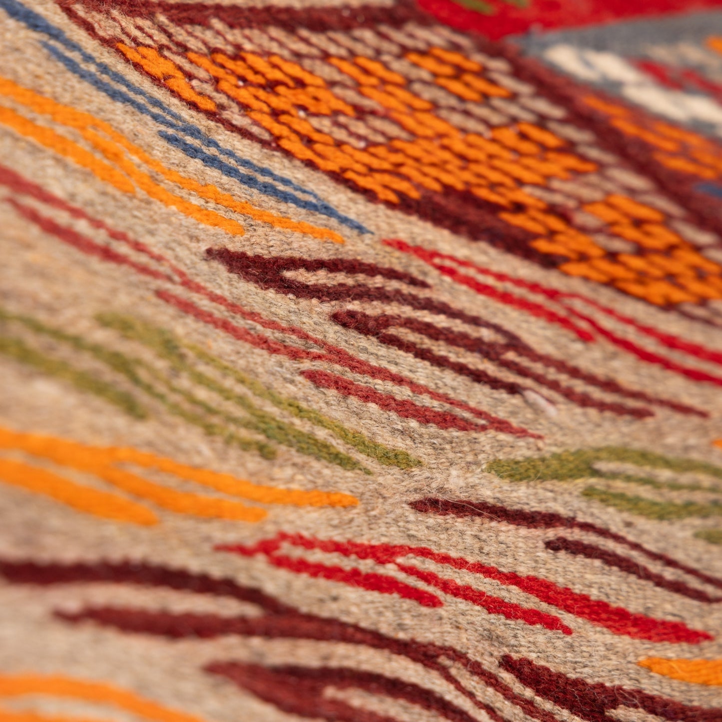 100% Wool Moroccan Corridor Rug - Handwoven Runner - Modern Berber Style