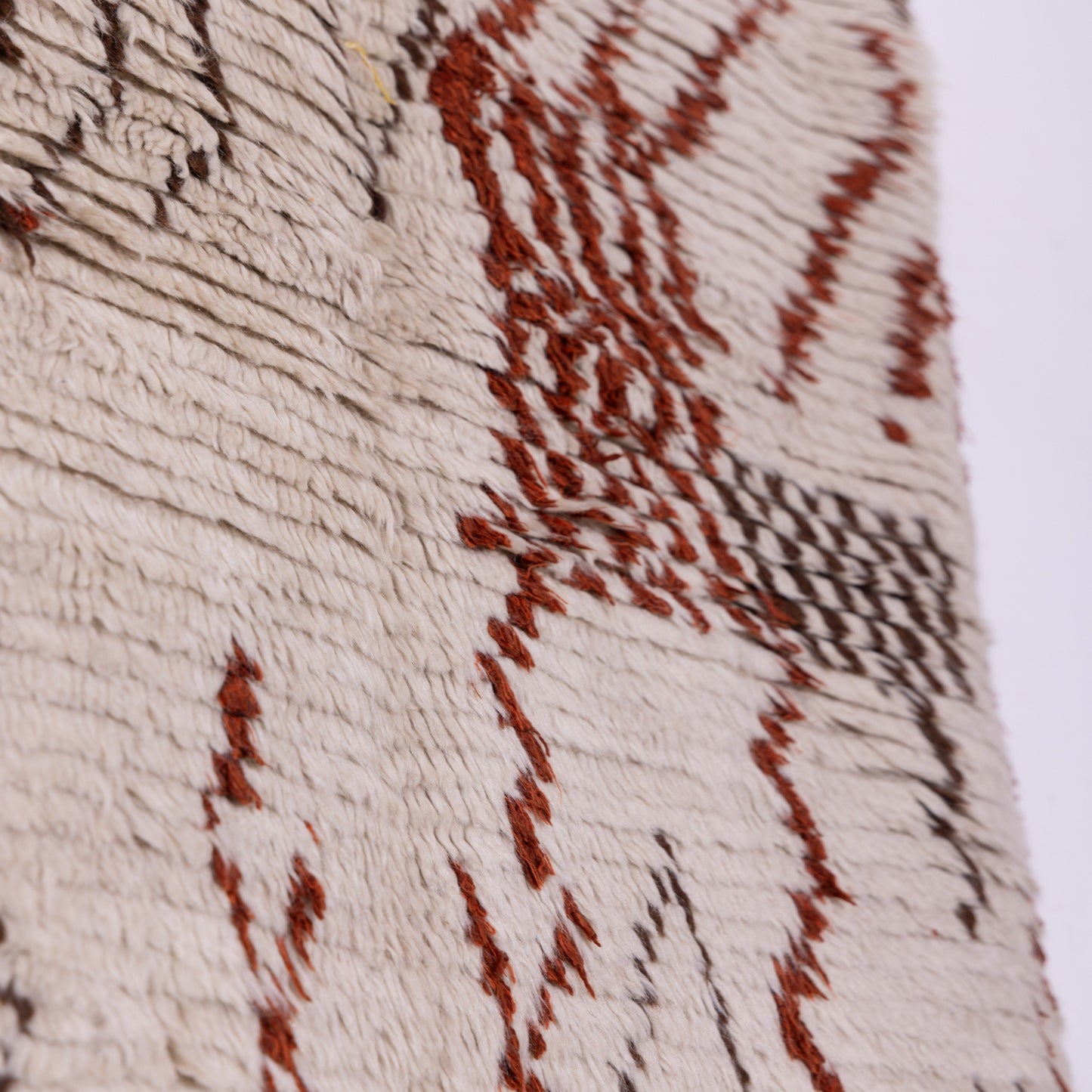 Vintage Azilal Rug - Handwoven Moroccan Wool Runner - Tribal Berber Symbols - Long & Narrow Rug