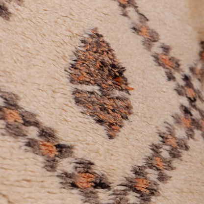 Handwoven Vintage Moroccan Berber Rug – Intricate Geometric & Tribal Design ;  13,94 ft  /  6,89 ft