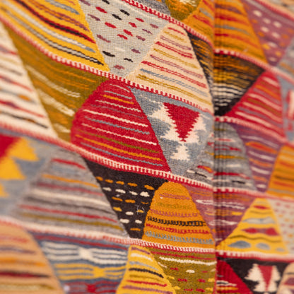 Authentic Handwoven Moroccan Akhnif Runner – Vintage Berber Wool Rug ; 6,73 ft / 3,44 ft