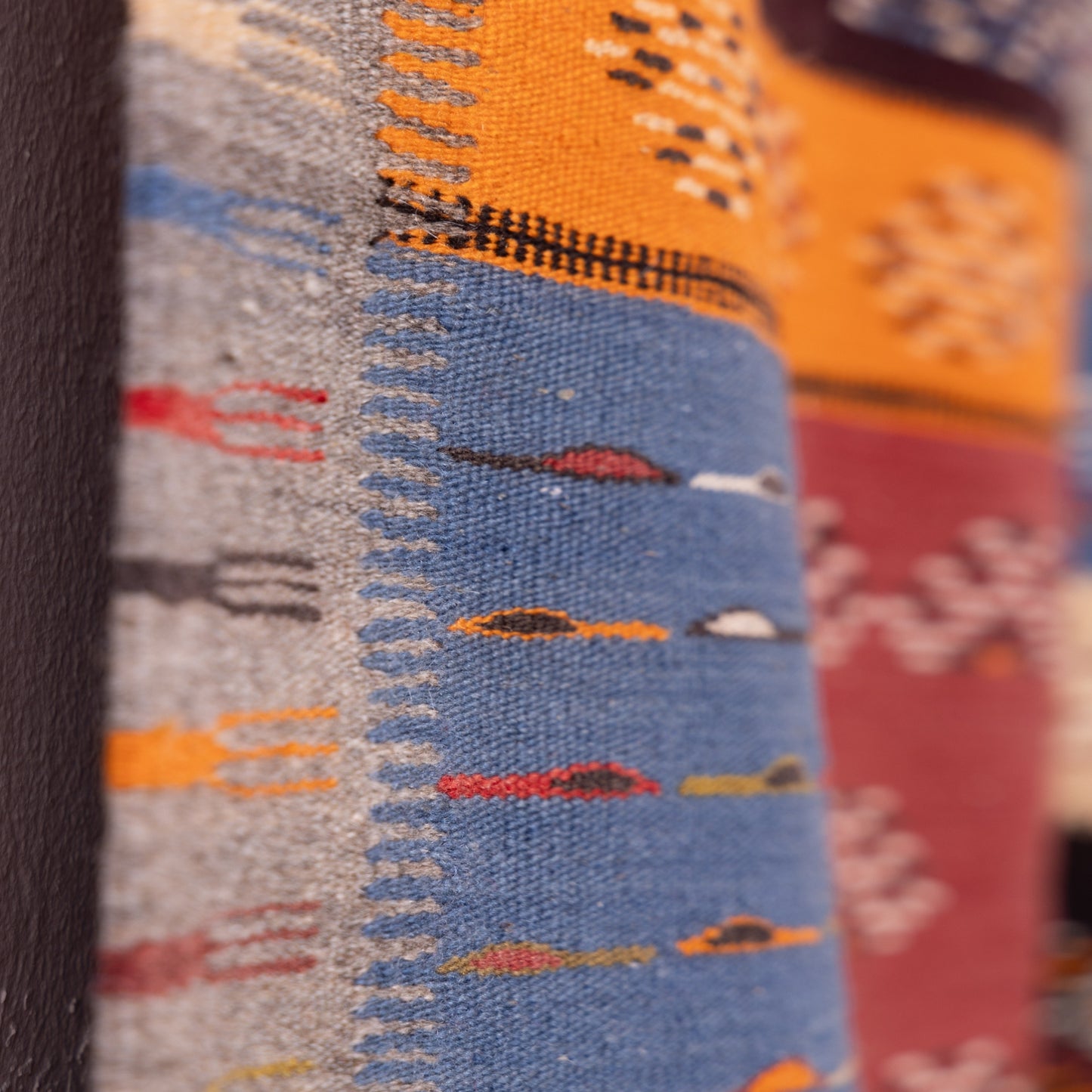 Handwoven Moroccan Akhnif Rug – Patchwork Bohemian Beauty ; 6,89 ft / 3,28 ft