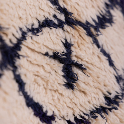 Crossed Paths” – Vintage azilale Rug with Tribal Cross Motifs
