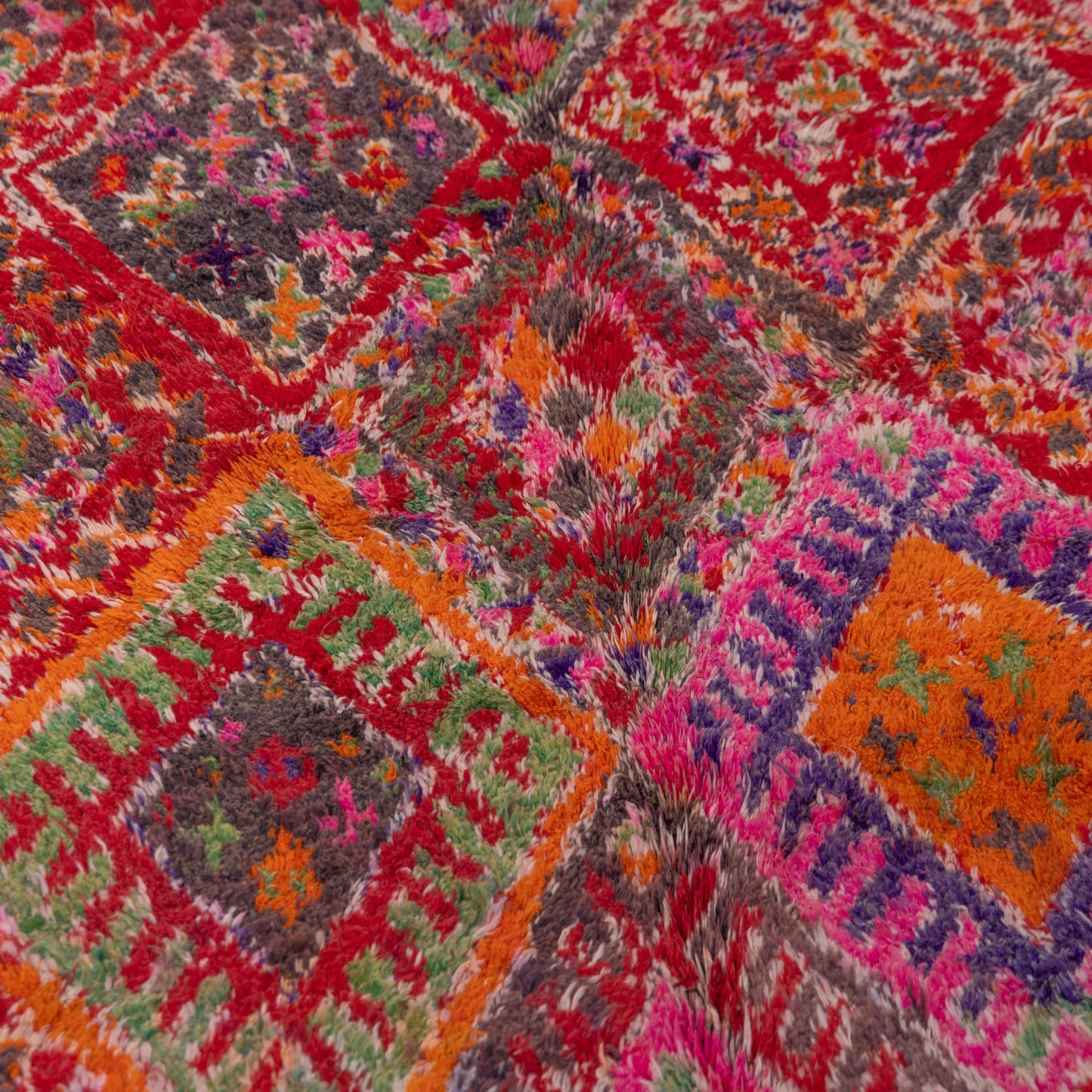 Vintage Beni Mguild Zayane Rug – 100% Wool, Handwoven Berber Rug from Morocco