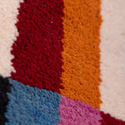 Handwoven Boujad Moroccan Rug – A Vibrant Piece of Artisan Craftsmanship